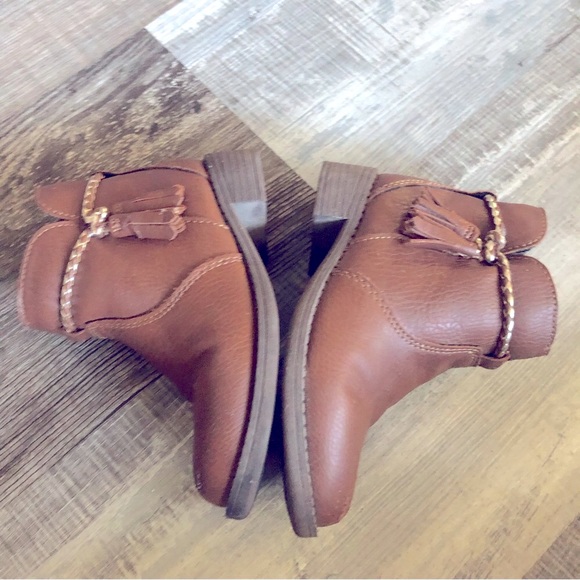 Oshkosh bgosh girls brown boho ankle boots size 8 - Picture 4 of 9